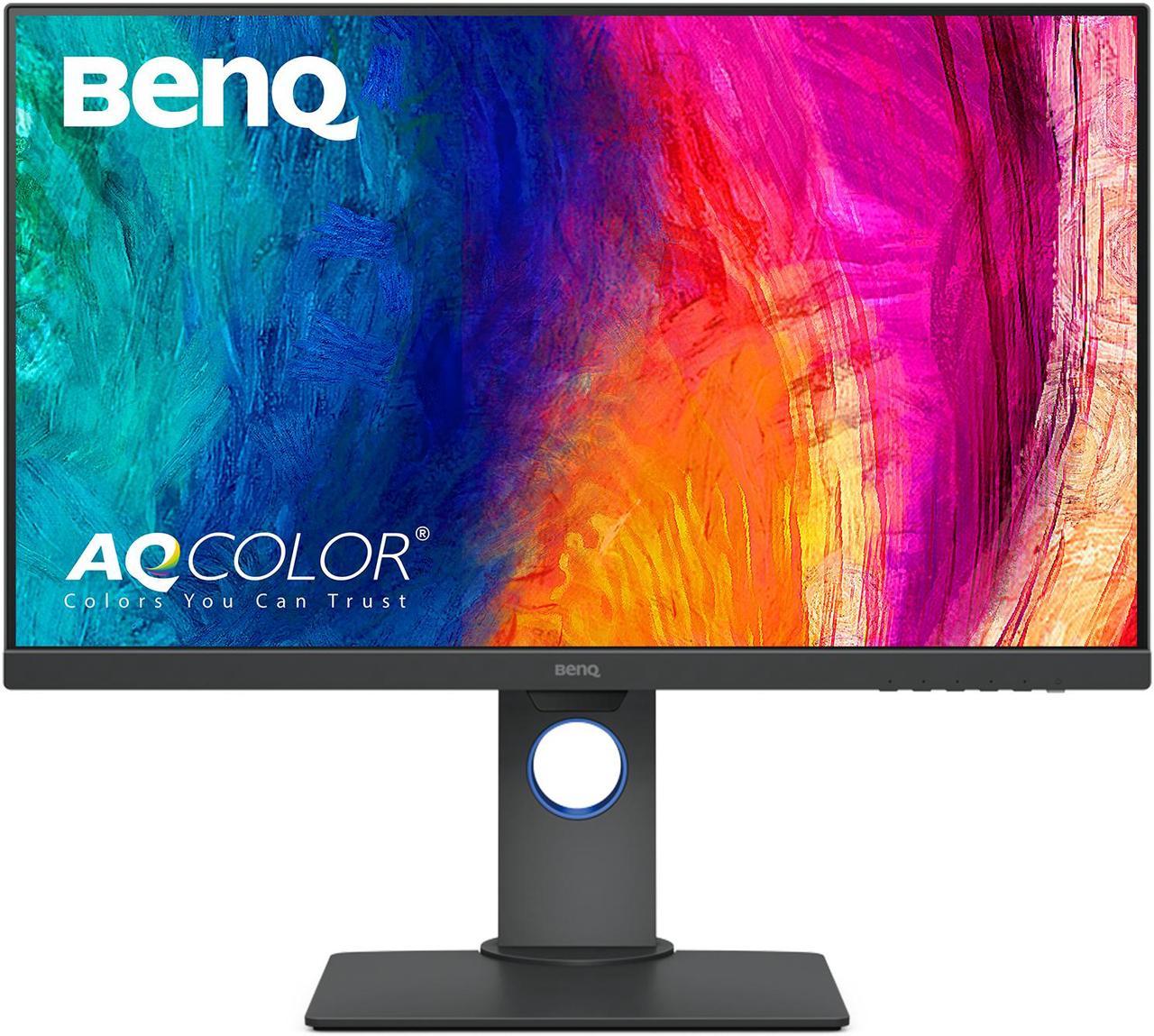 BenQ DesignVue PD2705Q 27" Quad HD 2560 x 1440 2K 5ms (GTG) 60Hz HDMI DisplayPort USB Type-C Built-in Speakers Anti-Glare Backlit LED Designer IPS Monitor