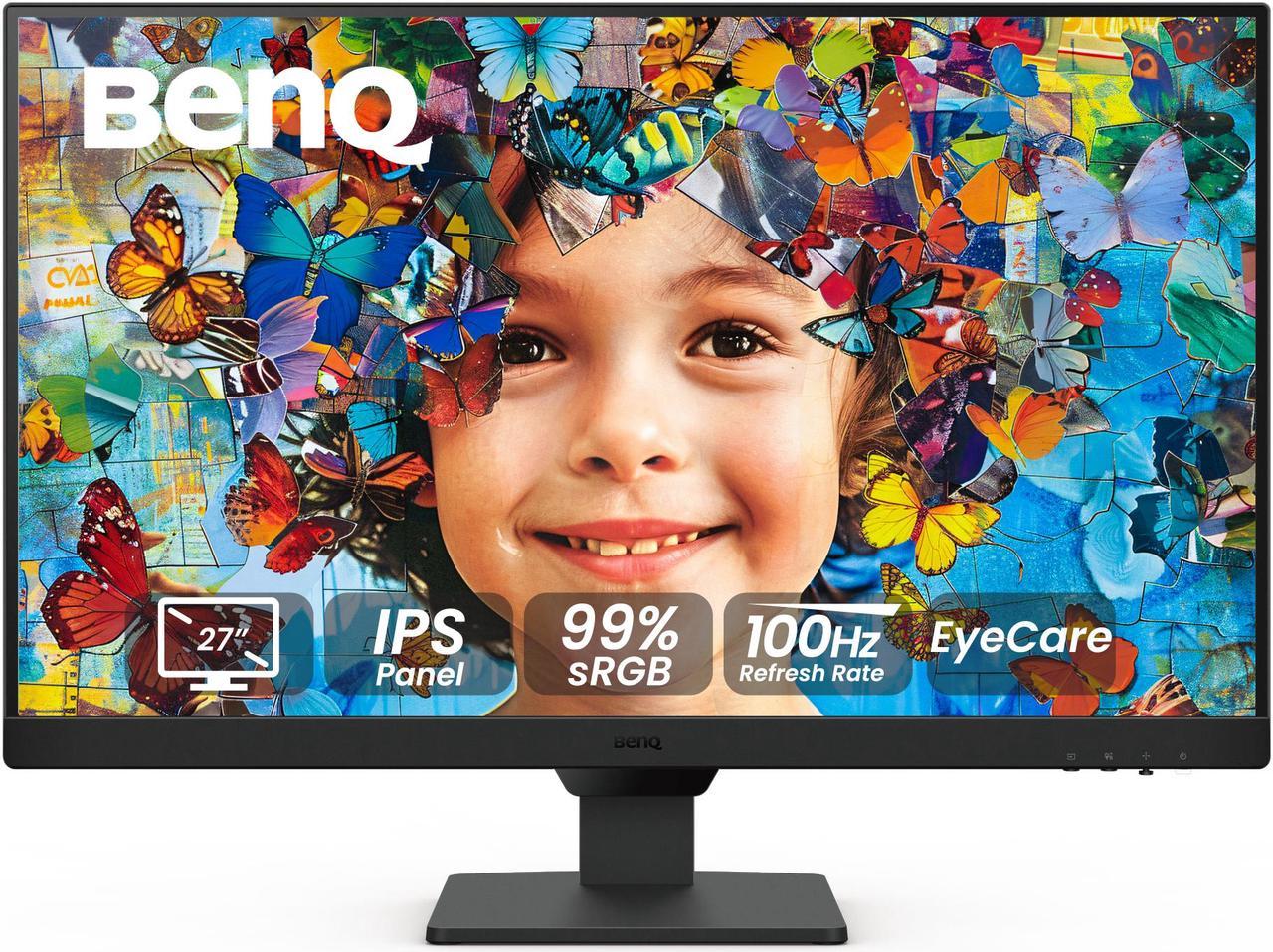 BenQ GW2790 27" FHD 1920 x 1080 100Hz HDMI DisplayPort Flicker-Free Technology Built-in Speakers Slim Bezel Design IPS Eye-care Gaming Monitor