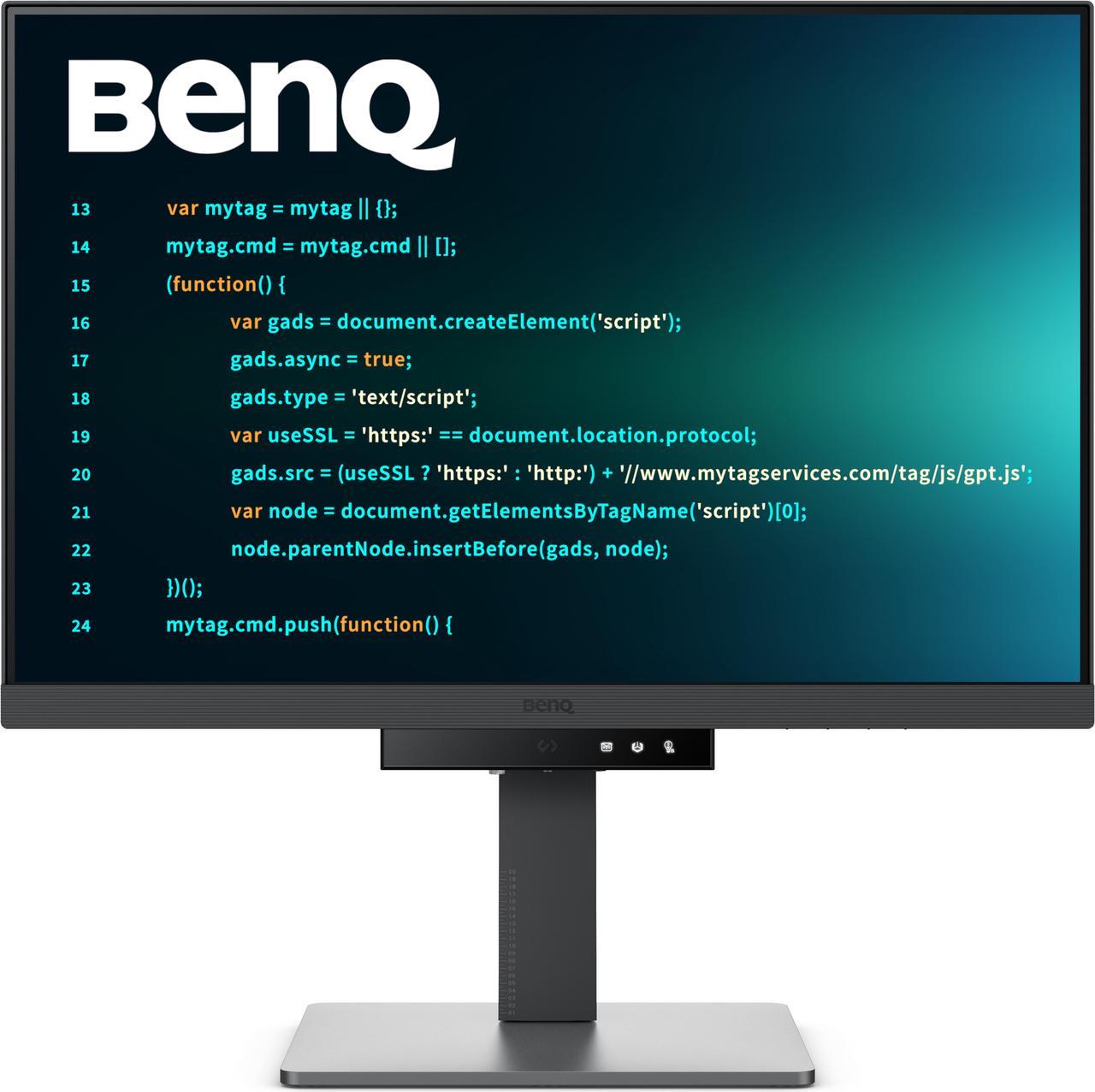 BenQ RD240Q 24.1” WQXGA Programming Monitor, 90W USB Type-C, Advanced Coding Modes, Coding HotKey, Ergonomic Design, 16:10 Special Ratio, Circadian Mode, Eye-Care Technology, Eco-Friendly Design