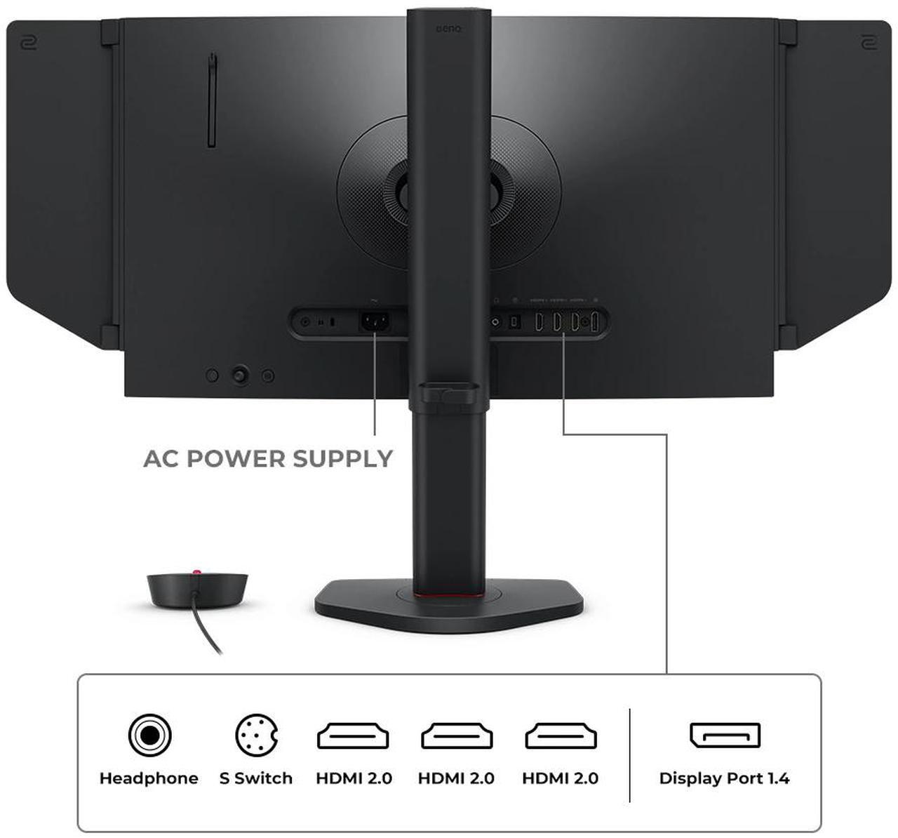 Alt view image 6 of 6 - BenQ 24.1" TN FHD Gaming Monitor for Esports XL2566X+