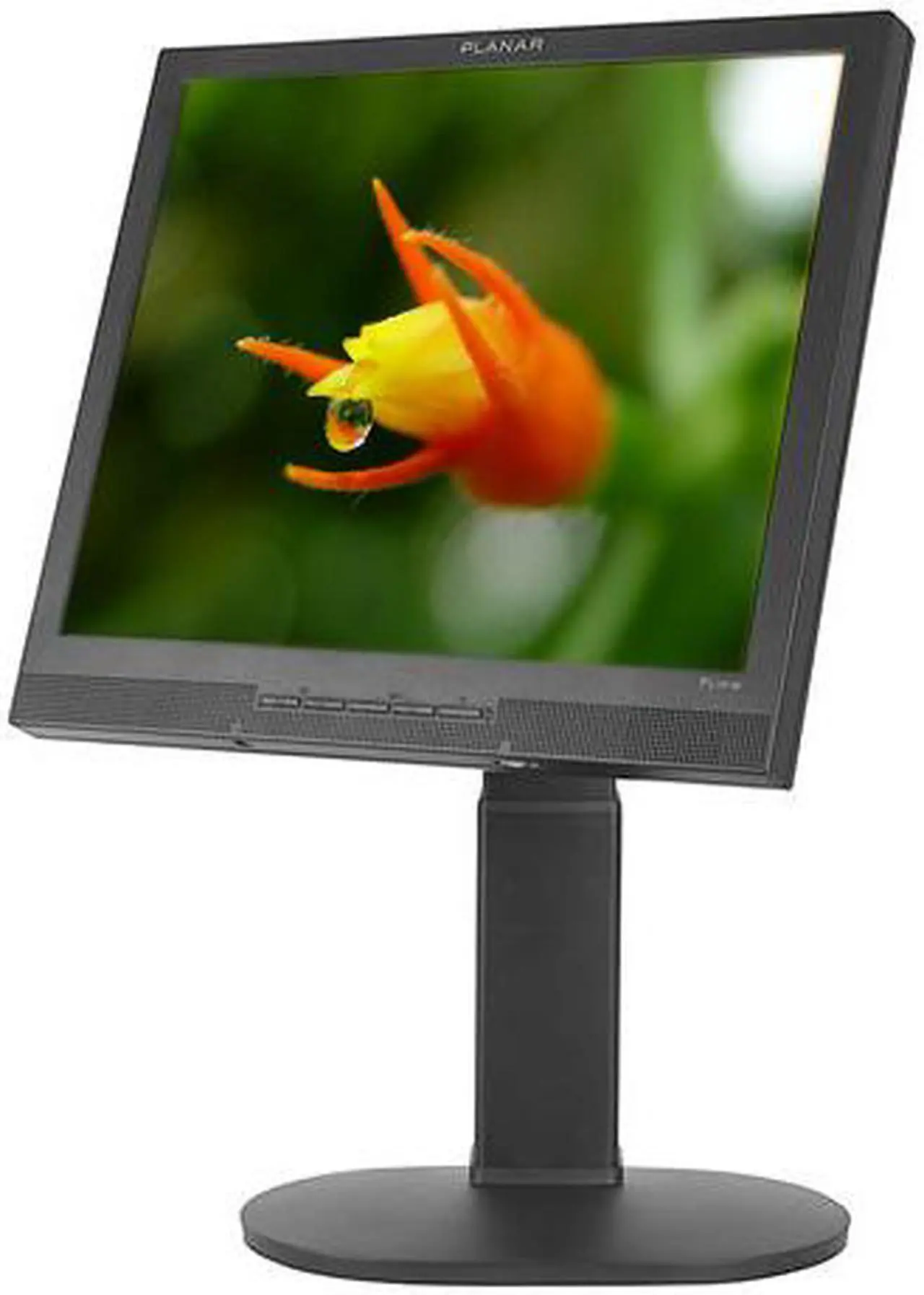Alt view image 6 of 10 - PLANAR PL1911M-BK(997-3113-00) Black 19" 5ms Height, Tilt, Pivot & Swivel Adjustable  LCD Monitor 300 cd/m2 1000:1 Built-in Speakers