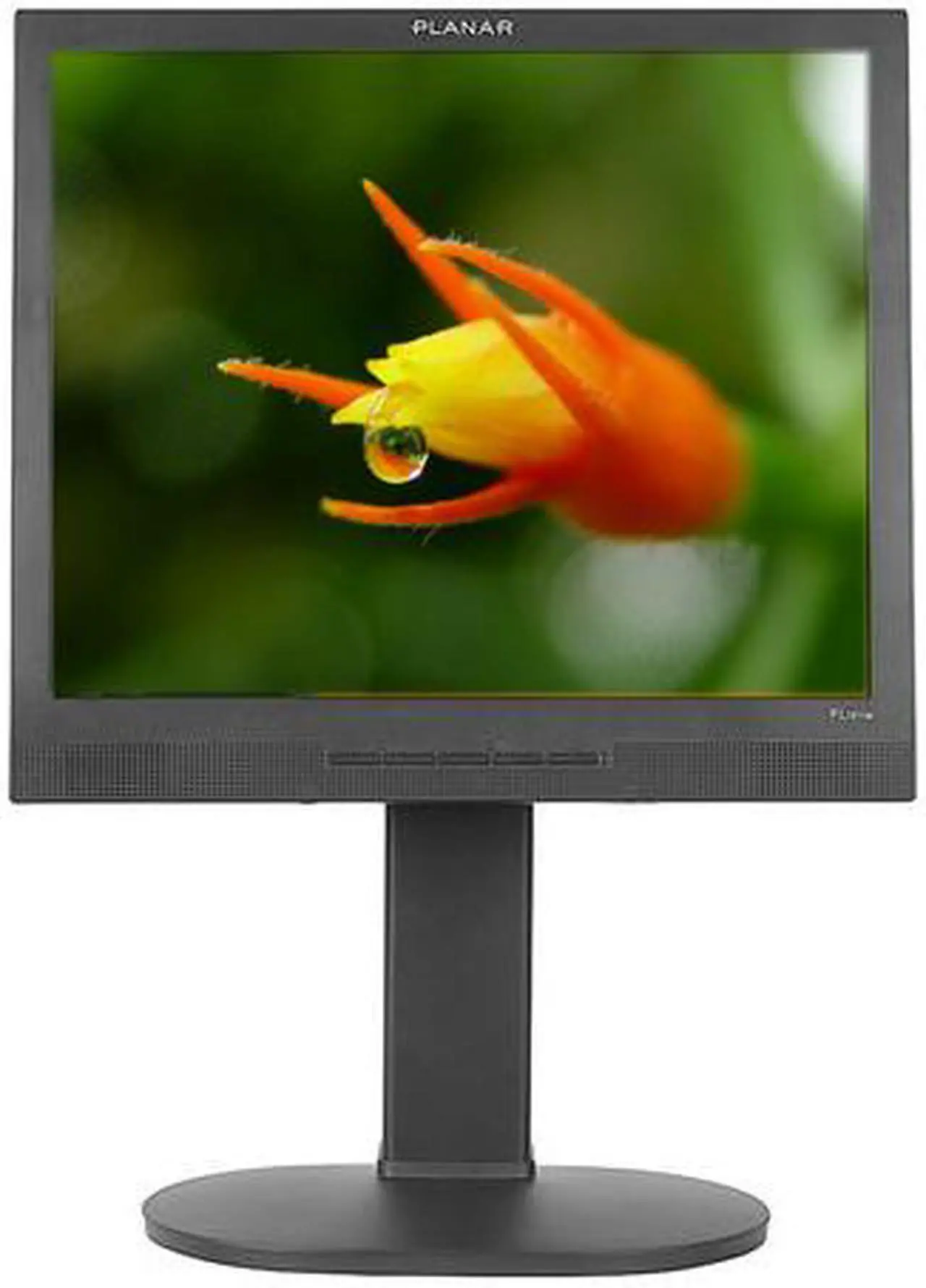 Alt view image 7 of 10 - PLANAR PL1911M-BK(997-3113-00) Black 19" 5ms Height, Tilt, Pivot & Swivel Adjustable  LCD Monitor 300 cd/m2 1000:1 Built-in Speakers