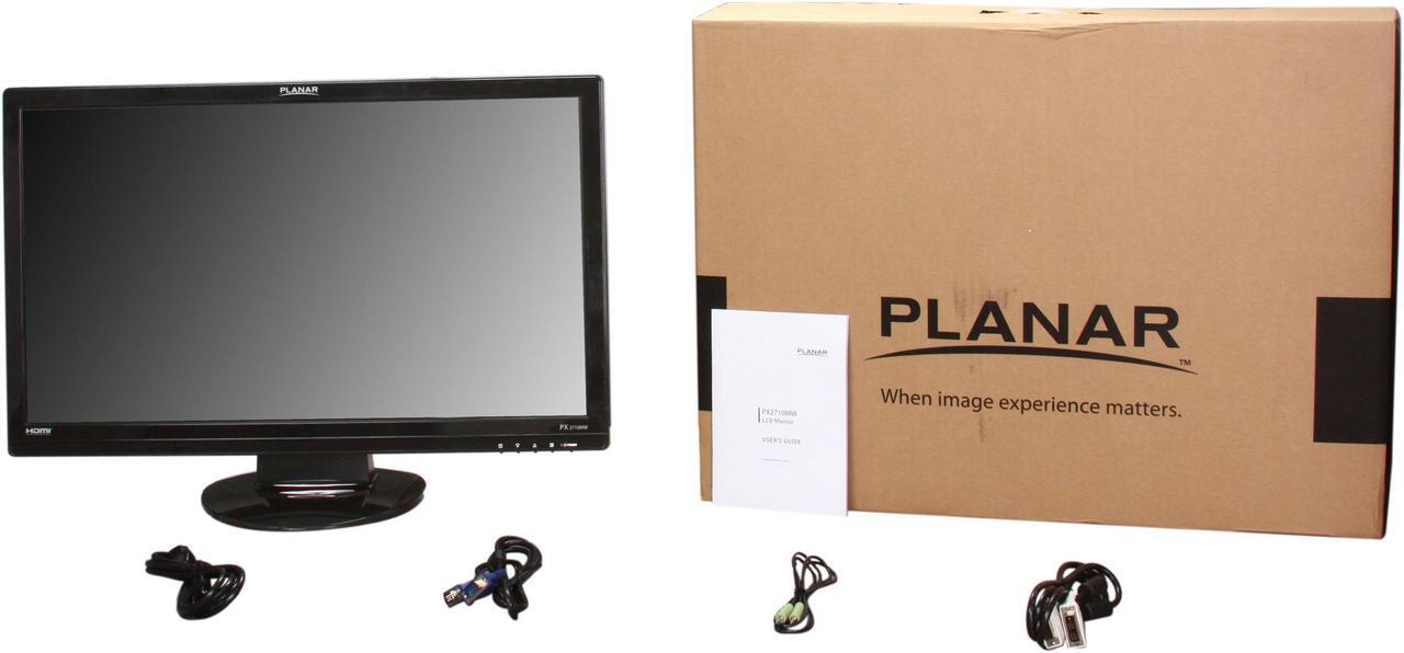 Alt view image 7 of 7 - PLANAR  PX2710MW  Black  27"  2ms Full HD HDMI WideScreen LCD Monitor w/Speakers 300 cd/m2  1200:1