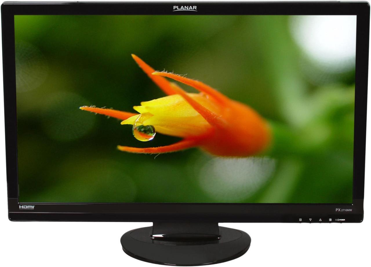 Alt view image 2 of 7 - PLANAR  PX2710MW  Black  27"  2ms Full HD HDMI WideScreen LCD Monitor w/Speakers 300 cd/m2  1200:1
