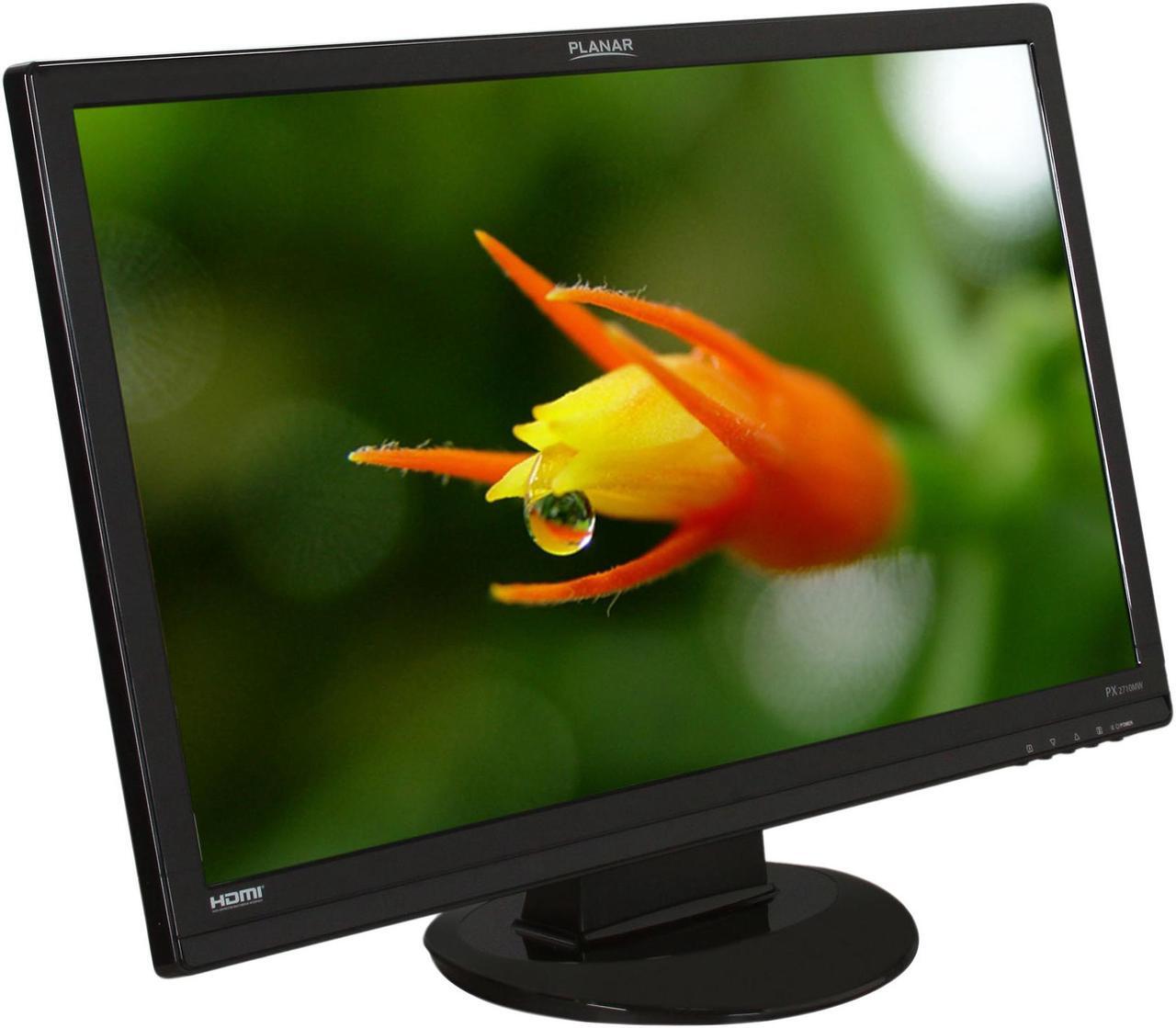 Alt view image 3 of 7 - PLANAR  PX2710MW  Black  27"  2ms Full HD HDMI WideScreen LCD Monitor w/Speakers 300 cd/m2  1200:1
