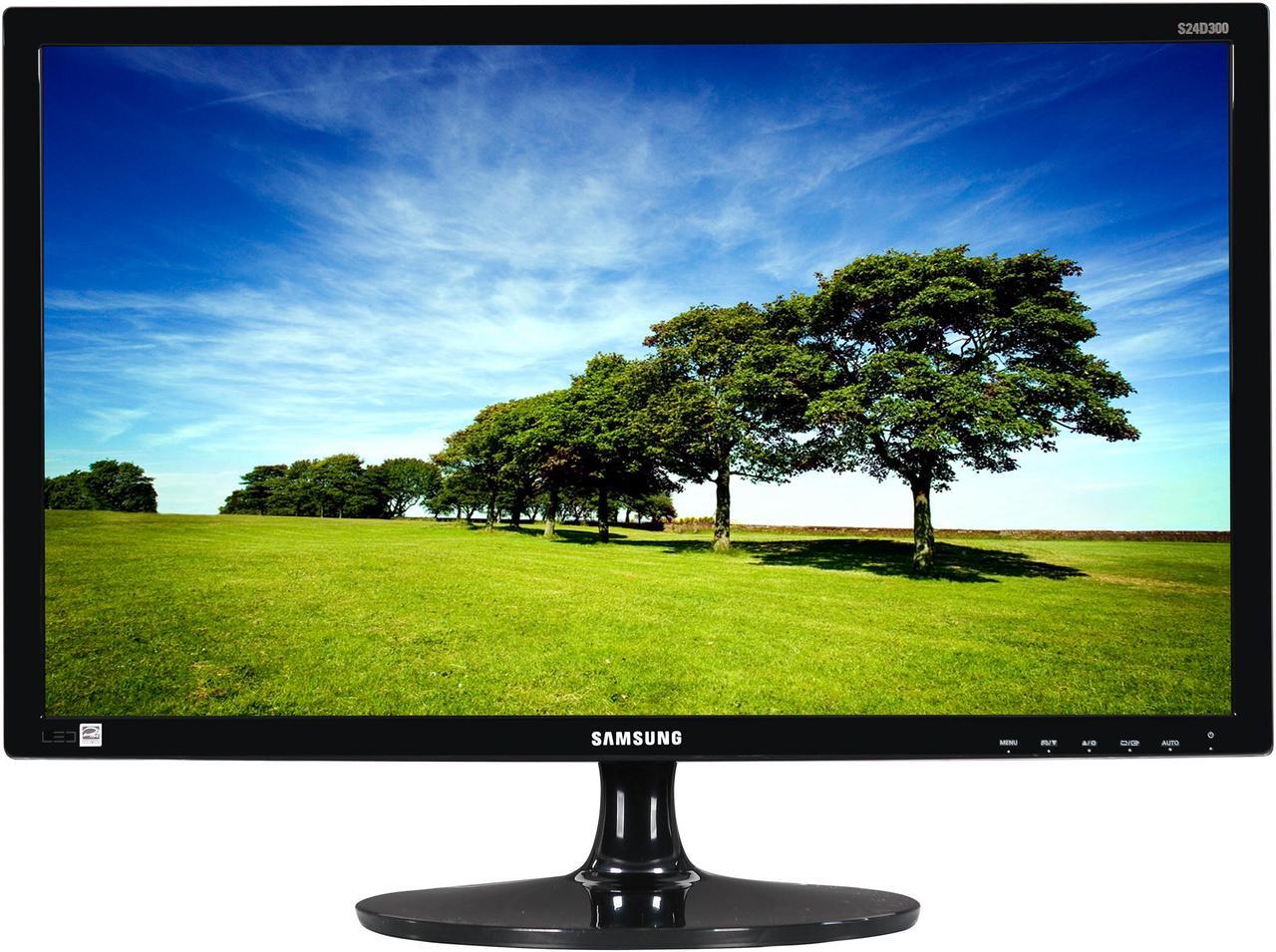Alt view image 2 of 7 - SAMSUNG SD300 Series S24D300H Black 24" 2ms (GTG) HDMI Widescreen LCD/LED Monitor, 250 cd/m2 DCR Mega Infinity (1000:1), D-Sub, HDMI
