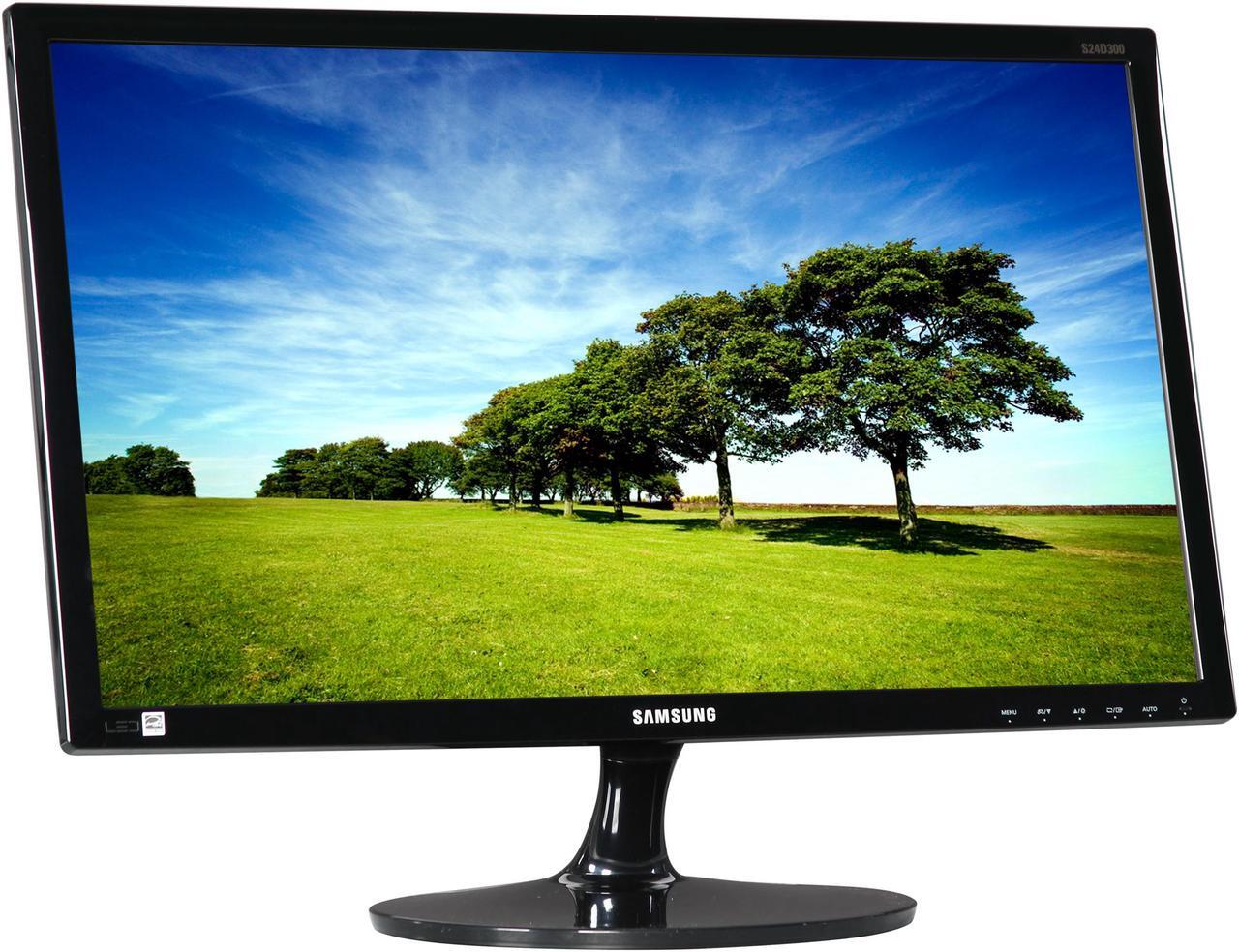 Alt view image 3 of 7 - SAMSUNG SD300 Series S24D300H Black 24" 2ms (GTG) HDMI Widescreen LCD/LED Monitor, 250 cd/m2 DCR Mega Infinity (1000:1), D-Sub, HDMI