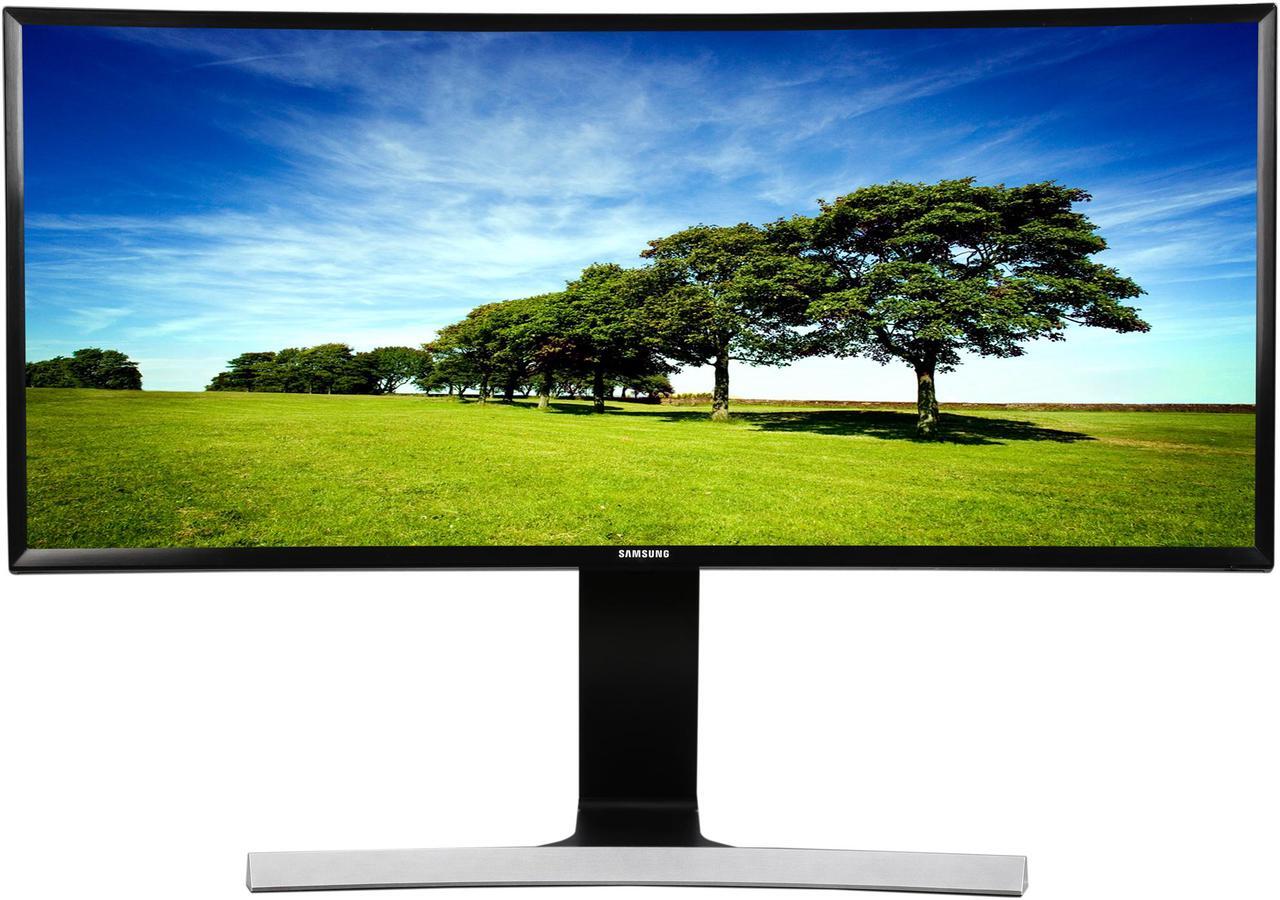 Alt view image 3 of 7 - SAMSUNG S29E790C Glossy Black / Metallic 29" Curved WQHD Cinema Wide HDMI LCD / LED Monitor 300 cd/m2 DCR Mega Infinity (3000:1) Built-in Speakers, High Adjustable