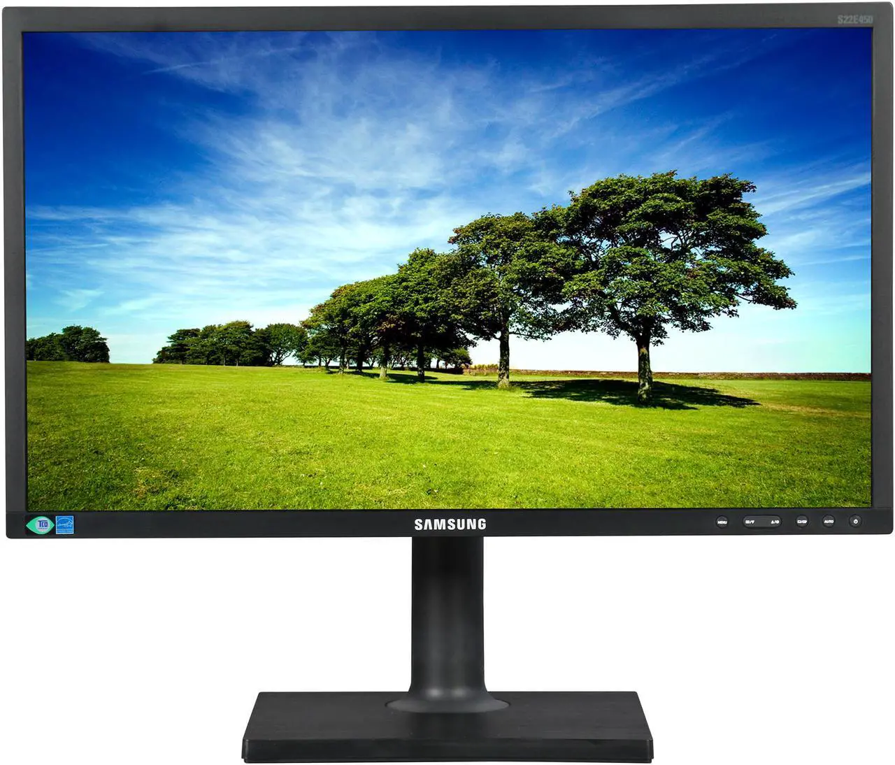 Alt view image 3 of 11 - Samsung S22E450B SE450 Series 22" Full HD 1920 x 1080 VGA DVI Flicker-Free Mega Dynamic Contrast Ratio LED Backlit TN Panel Monitor