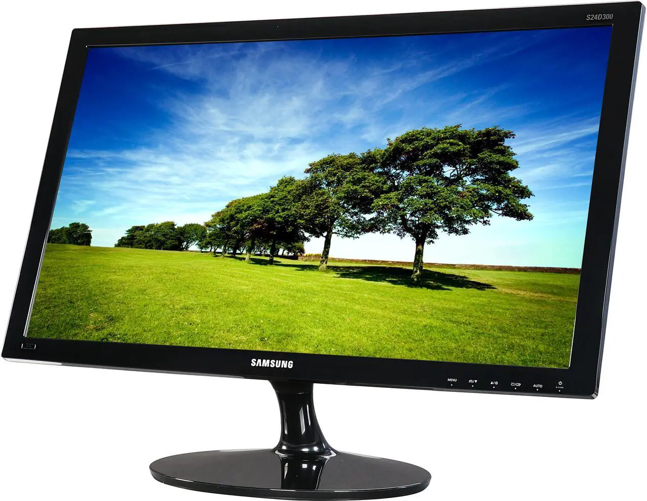 Main image of SAMSUNG SD300 Series S24D300HL Black 23.6" 5ms Widescreen LED Monitor, 200 cd/m2 DCR Mega Infinity (1000:1), D-Sub HDMI
