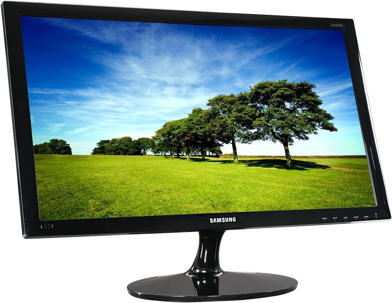 Alt view image 4 of 7 - SAMSUNG SD300 Series S24D300HL Black 23.6" 5ms Widescreen LED Monitor, 200 cd/m2 DCR Mega Infinity (1000:1), D-Sub HDMI