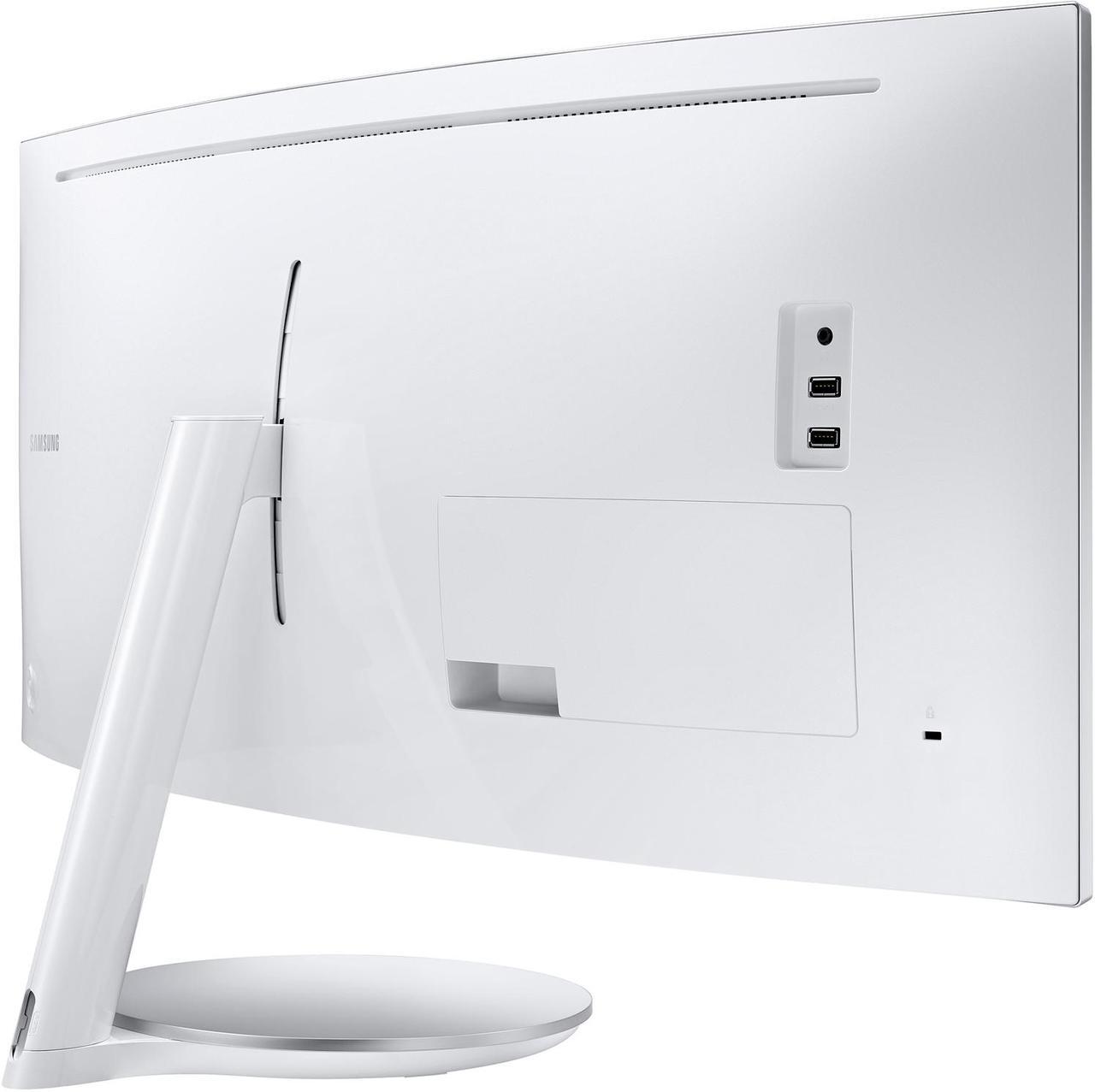 Alt view image 11 of 20 - Samsung C34F791 34" Silver Curved FreeSync Gaming Monitor 3440 x 1440, 21:9 UltraWide, 100 Hz Refresh Rate, 1500R Curvature, Tilt/Height Adjustable, HDMI x 2, DP, USB 3.0