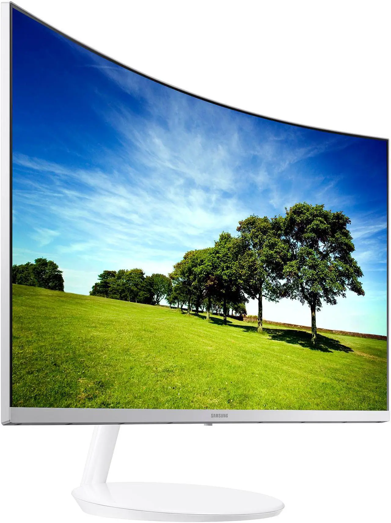 Alt view image 3 of 10 - Samsung C27H711 27" WQHD 2560 x 1440 2K Resolution HDMI, Mini-DisplayPort AMD FreeSync Flicker-Free LED Backlit Curved Monitor