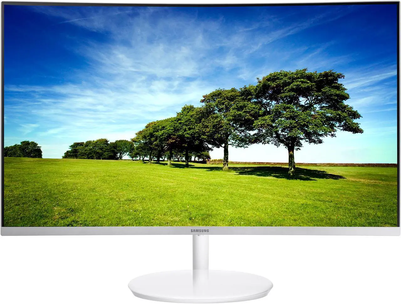 Main image of Samsung C27H711 27" WQHD 2560 x 1440 2K Resolution HDMI, Mini-DisplayPort AMD FreeSync Flicker-Free LED Backlit Curved Monitor