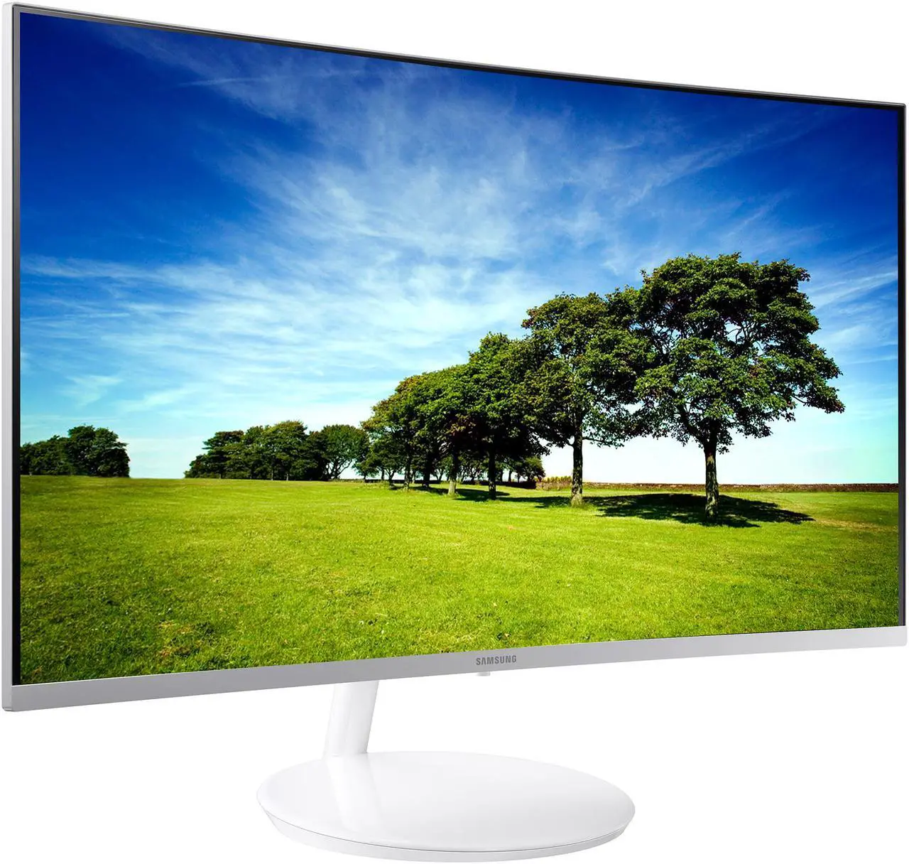 Alt view image 2 of 10 - Samsung C27H711 27" WQHD 2560 x 1440 2K Resolution HDMI, Mini-DisplayPort AMD FreeSync Flicker-Free LED Backlit Curved Monitor