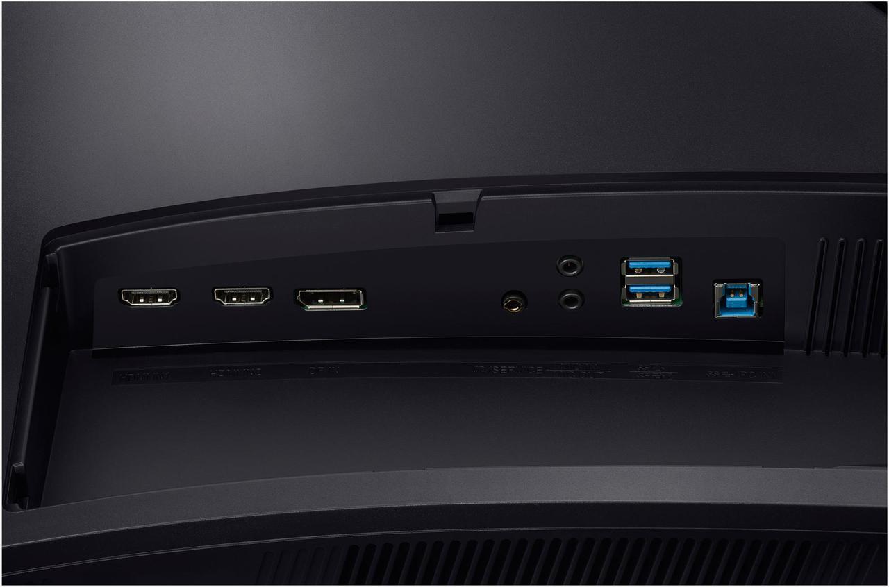 Alt view image 10 of 11 - Samsung CHG70 Series C27HG70 27" 2560 x 1440 (2K) 144Hz 1800R Curved Gaming Monitor, QLED, 1ms (GTG), AMD FreeSync 2, 2xHDMI, DP, USB, VESA Mount, Height/Tilt/Swivel/Pivot Adjustable