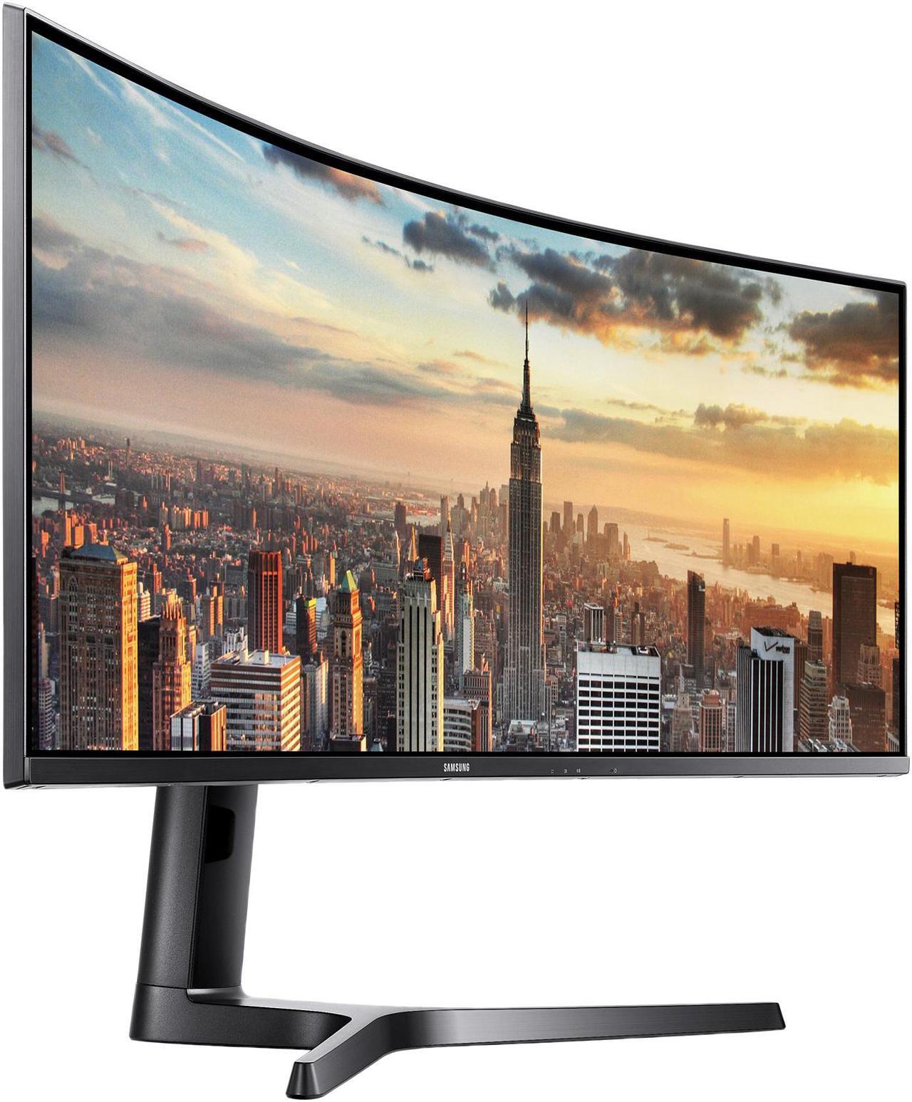 Alt view image 3 of 9 - SAMSUNG C43J890 43" 3840 x 1200 Double FHD 120Hz HDMI DisplayPort USB Type-C 32:10 Curved Super Ultra-Wide Monitor