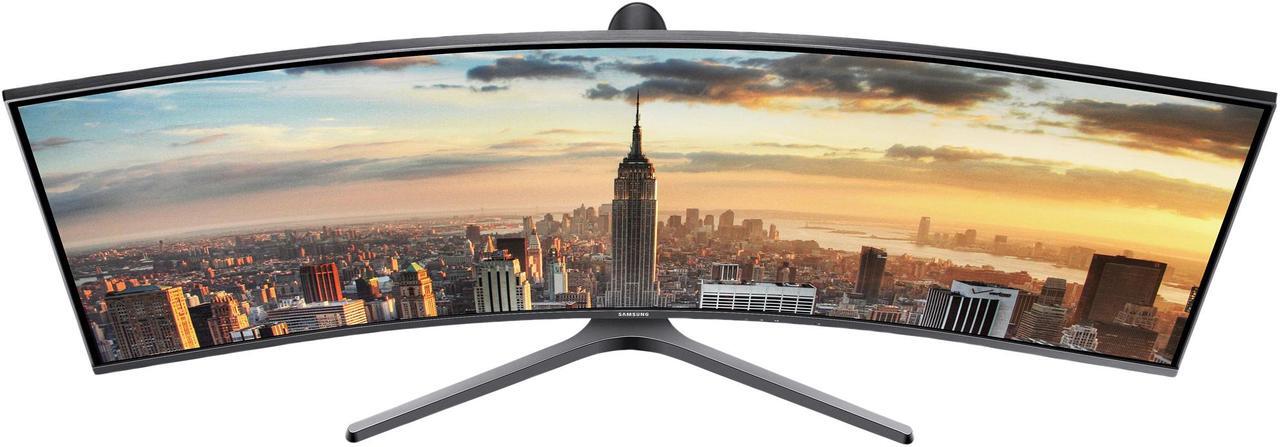 Alt view image 7 of 9 - SAMSUNG C43J890 43" 3840 x 1200 Double FHD 120Hz HDMI DisplayPort USB Type-C 32:10 Curved Super Ultra-Wide Monitor