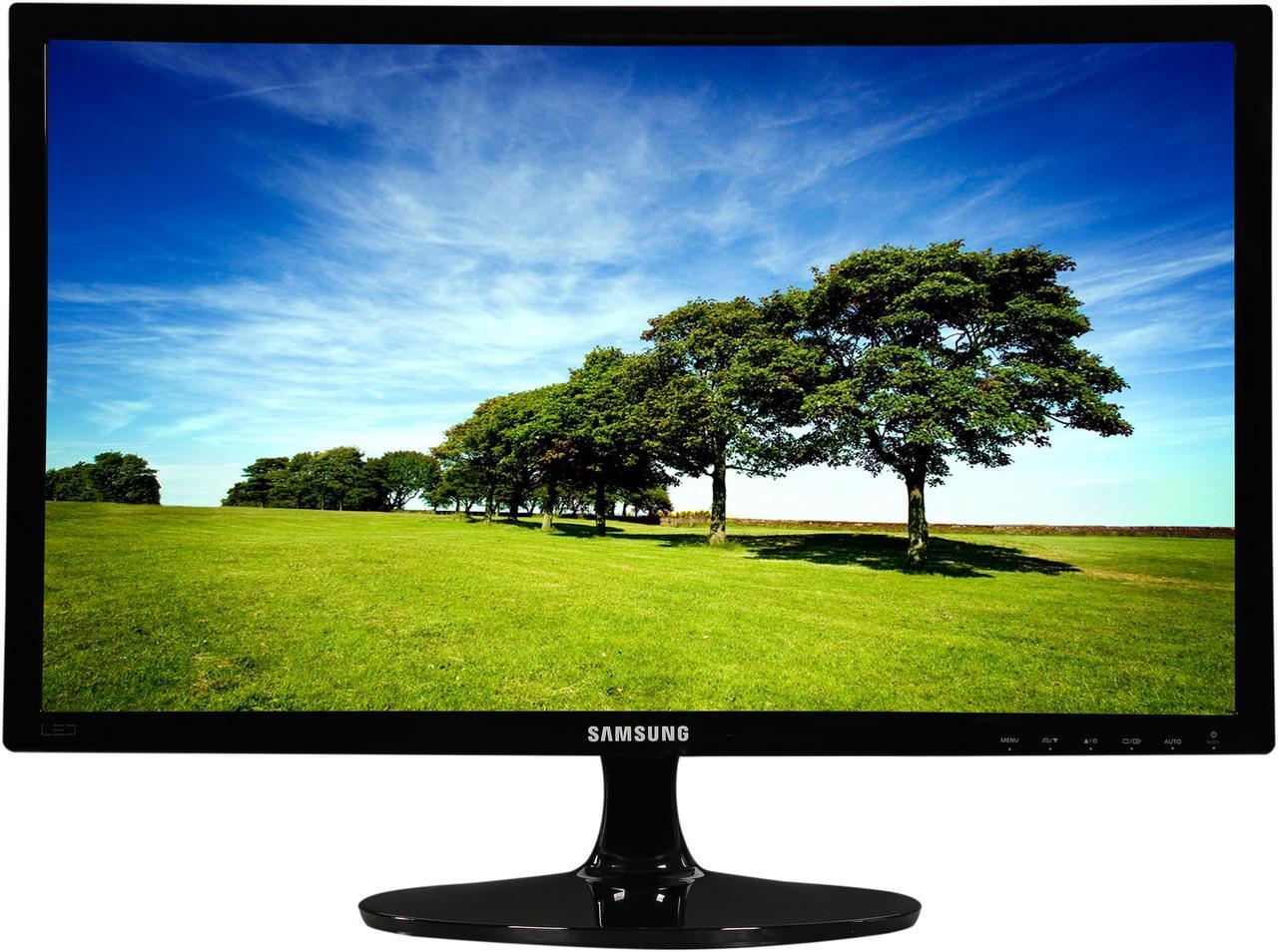 Alt view image 3 of 7 - Samsung S24D332 23.6" 1ms HDMI VGA Flicker Free Technology Widesscreen LED Backlight LCD Monitor