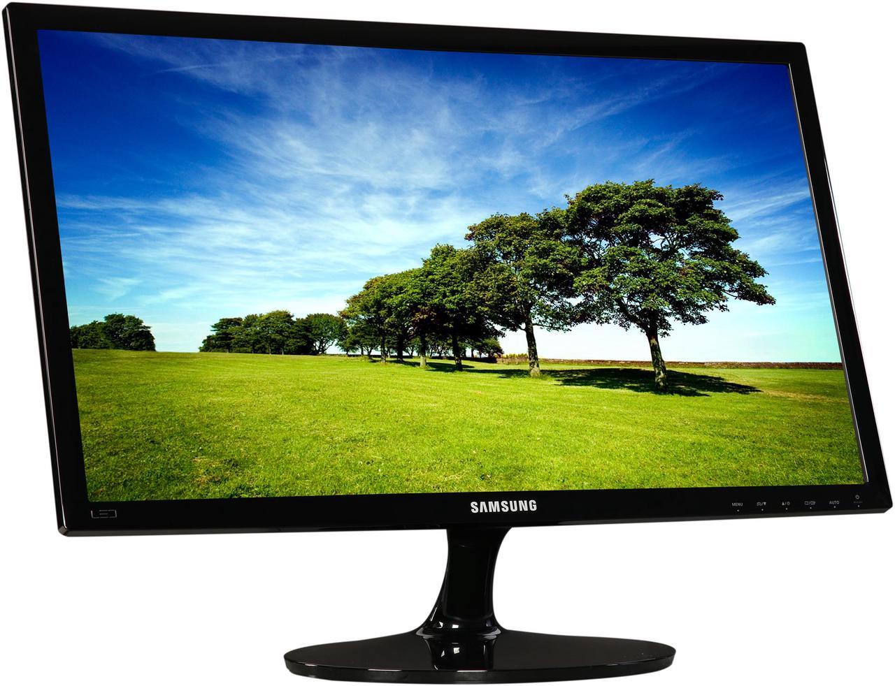 Alt view image 4 of 7 - Samsung S24D332 23.6" 1ms HDMI VGA Flicker Free Technology Widesscreen LED Backlight LCD Monitor