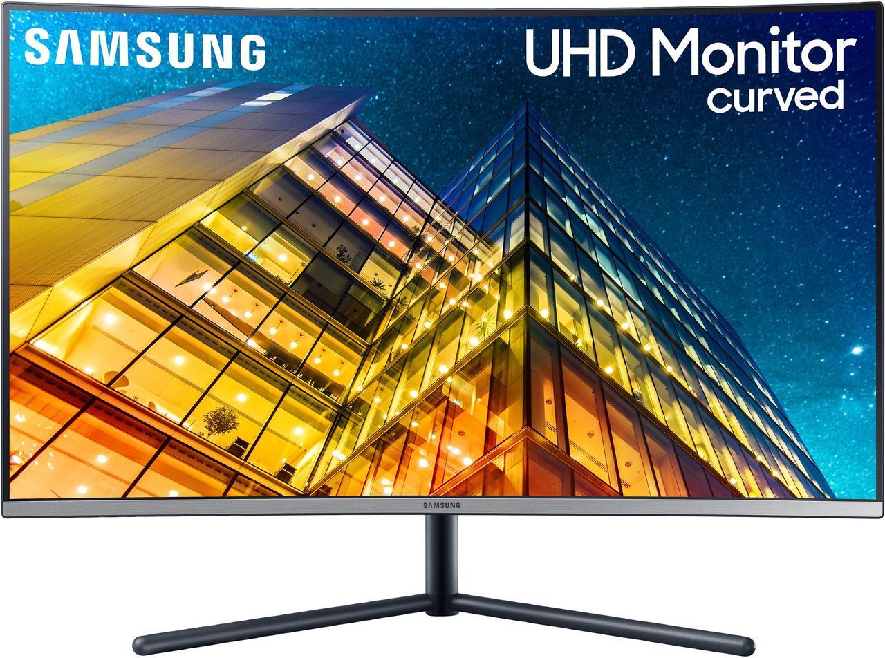Alt view image 8 of 20 - Samsung UR59C ViewFinity LU32R590CWNXZA 32" (Actual size 31.5") Ultra HD 3840 x 2160 4K Resolution HDMI DisplayPort Flicker Free LED Backlit Curved LCD Monitor