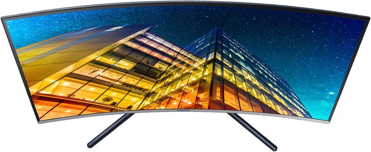 Alt view image 13 of 20 - Samsung UR59C ViewFinity LU32R590CWNXZA 32" (Actual size 31.5") Ultra HD 3840 x 2160 4K Resolution HDMI DisplayPort Flicker Free LED Backlit Curved LCD Monitor