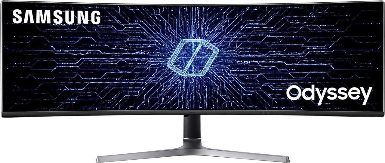 Samsung CRG9 Series LC49RG90SSNXZA 49" Dual Quad HD 5120 x 1440 Resolution 120Hz HDMI, 2x DisplayPort AMD FreeSync 2 Flicker Free HDR1000 QLED Curved Gaming Monitor