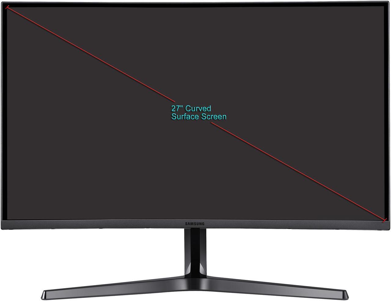Alt view image 2 of 8 - SAMSUNG 27" 144 Hz VA WQHD Gaming Monitor AMD FreeSync HDMI, DisplayPort C27JG56
