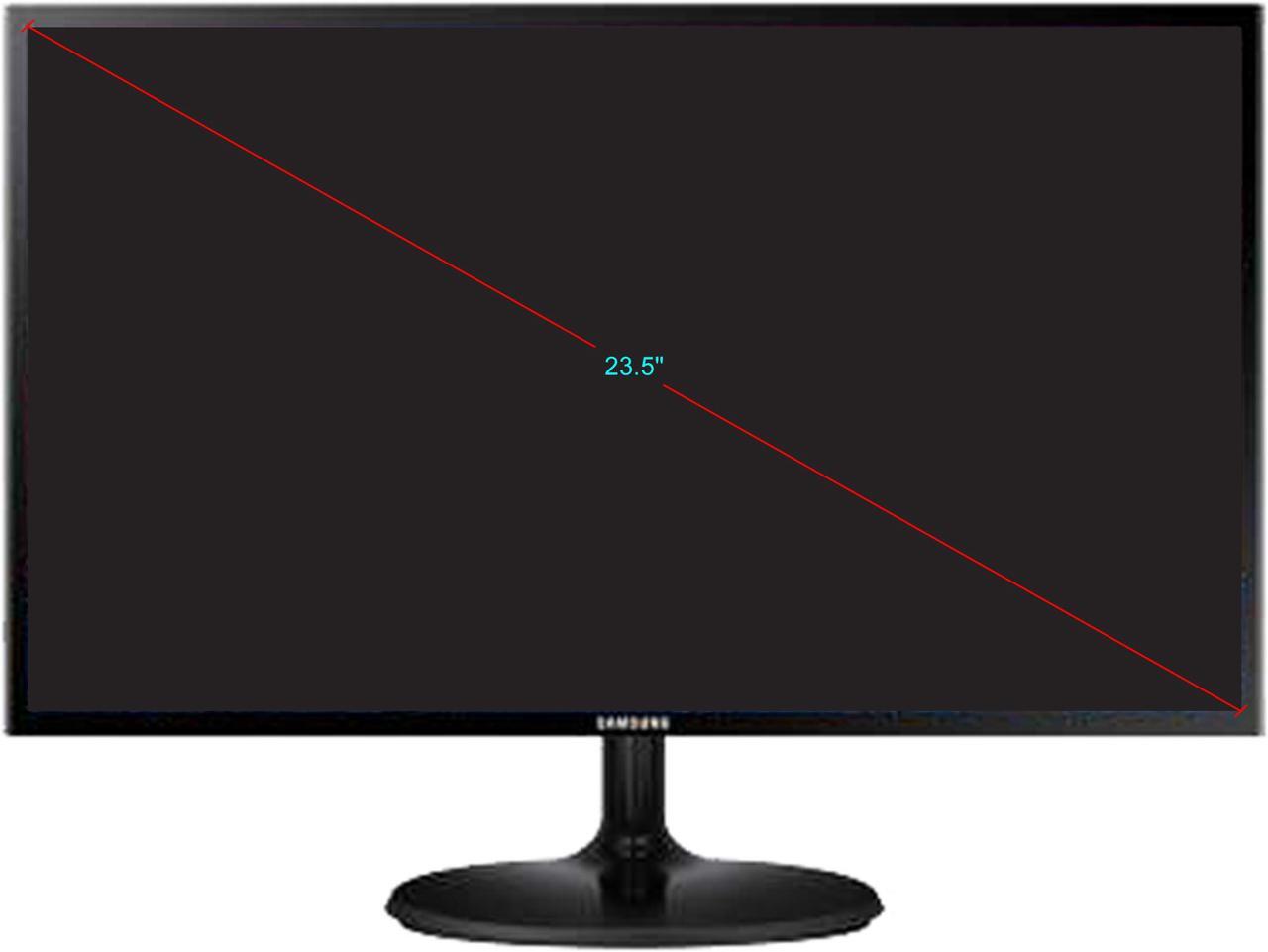 Alt view image 2 of 10 - SAMSUNG LS24F354FHNXZA 24" (Actual size 23.5") Full HD 1920 x 1080 VGA HDMI AMD FreeSync Flicker Free Technology Super Slim Design LED Backlit Monitor