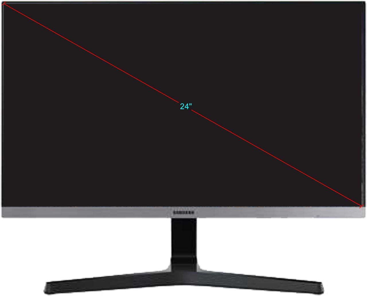 Alt view image 2 of 19 - SAMSUNG LS24R350FHNXZA 24" Full HD 1920 x 1080 75Hz VGA HDMI AMD FreeSync Technology Bezel-Less Design LED Backlit IPS Monitor