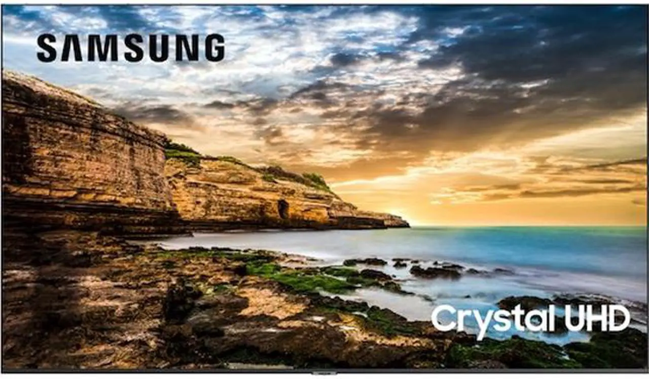 Main image of Samsung QET Series QE82T Black 82" 6ms (Typ.) 3840 x 2160 (4K) Direct-Lit 4K Crystal UHD LED Display for Business 4000:1 Built-in Speaker