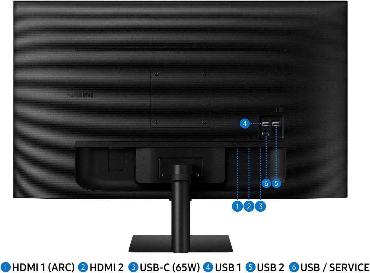 Alt view image 11 of 12 - SAMSUNG M7 Series LS32AM702UNXZA 32" UHD 3840 x 2160 (4K) 2 x HDMI, USB-C Built-in Speakers Smart Monitor with Streaming TV