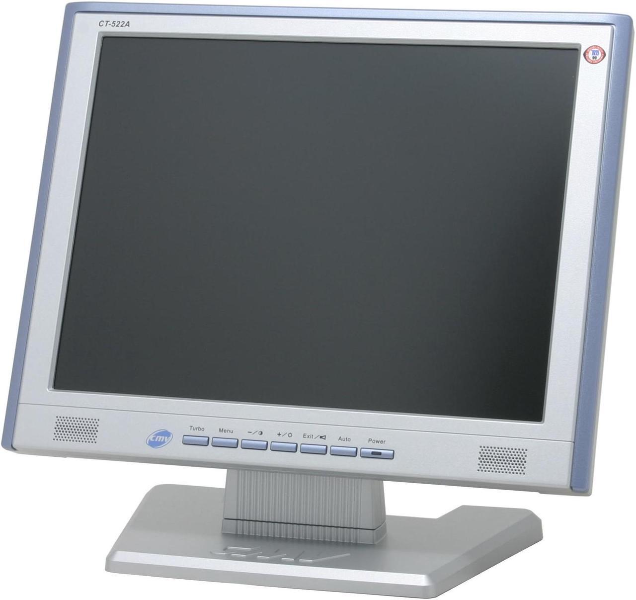 Alt view image 2 of 9 - CMV 15" Active Matrix, TFT LCD XGA LCD Monitor 16 ms CT-522A-Blue