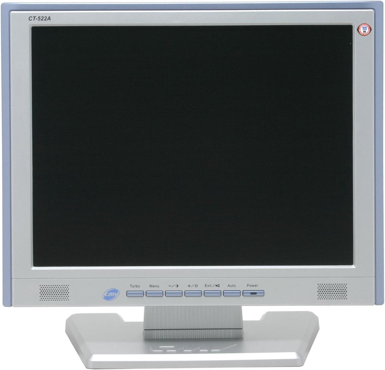 Alt view image 3 of 9 - CMV 15" Active Matrix, TFT LCD XGA LCD Monitor 16 ms CT-522A-Blue