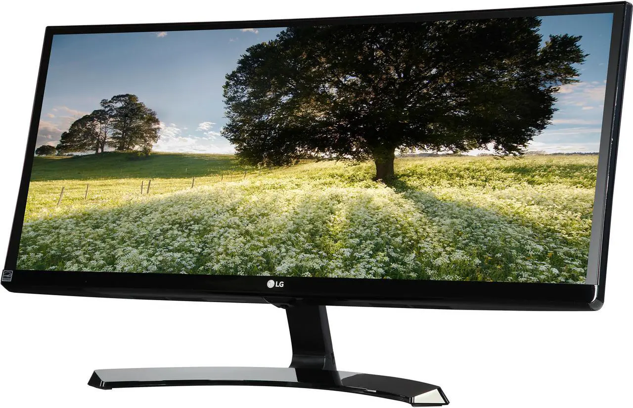 Main image of LG 29UM68-P Black 29" FreeSync IPS LED Monitor 2560 x 1080 FHD 21:9 UltraWide 75Hz On-Screen Control with 4-way Screen Split, VESA Mountable, HDMI DisplayPort Connectors