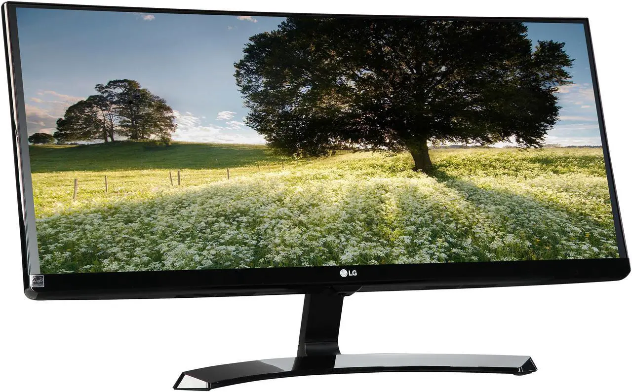 Alt view image 3 of 7 - LG 29UM68-P Black 29" FreeSync IPS LED Monitor 2560 x 1080 FHD 21:9 UltraWide 75Hz On-Screen Control with 4-way Screen Split, VESA Mountable, HDMI DisplayPort Connectors