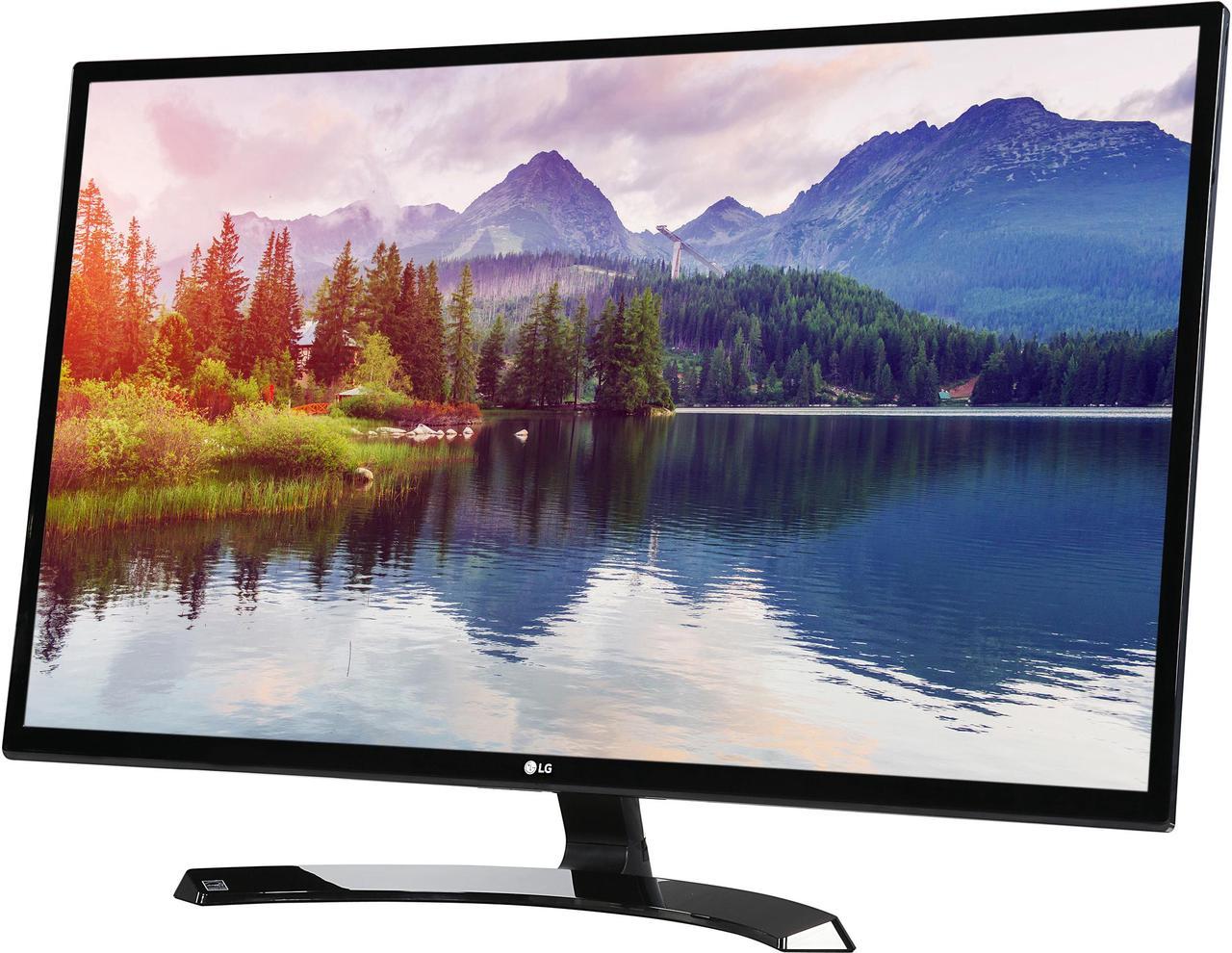 LG 32MP58HQ-P Black 32" (Actual size 31.5") FHD IPS Widescreen LED Backlight Monitor 5ms 1920 x 1080 at 60 Hz, On Screen Control w/ Screen Split, HDMI/D-Sub 250 cd/m2 1000:1