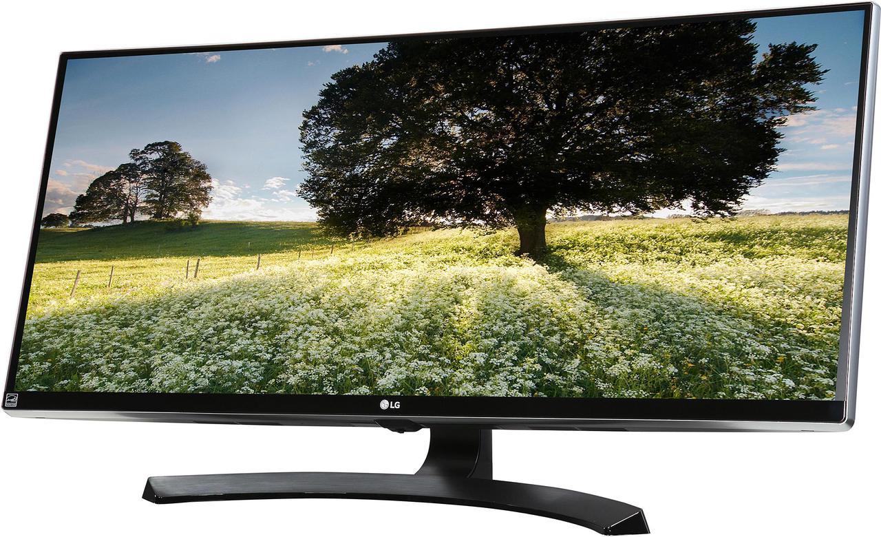 LG 34UM88C-P 34" FreeSync IPS LED Monitor 3440 x 1440 WQHD 21:9 UltraWide 60Hz On-Screen Control with 4-way Screen Split, USB 3.0 Quick Charge HDMI DisplayPort Connectors