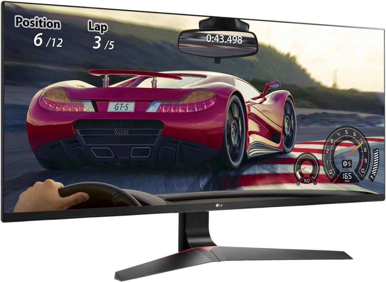 Alt view image 4 of 10 - LG 34UM69G-B 34" Full HD 2560 x 1080 75Hz 1ms DisplayPort USB Type-C AMD FreeSync Built-in Speakers Flicker Safe 21:9 Ultrawide IPS Gaming Monitor