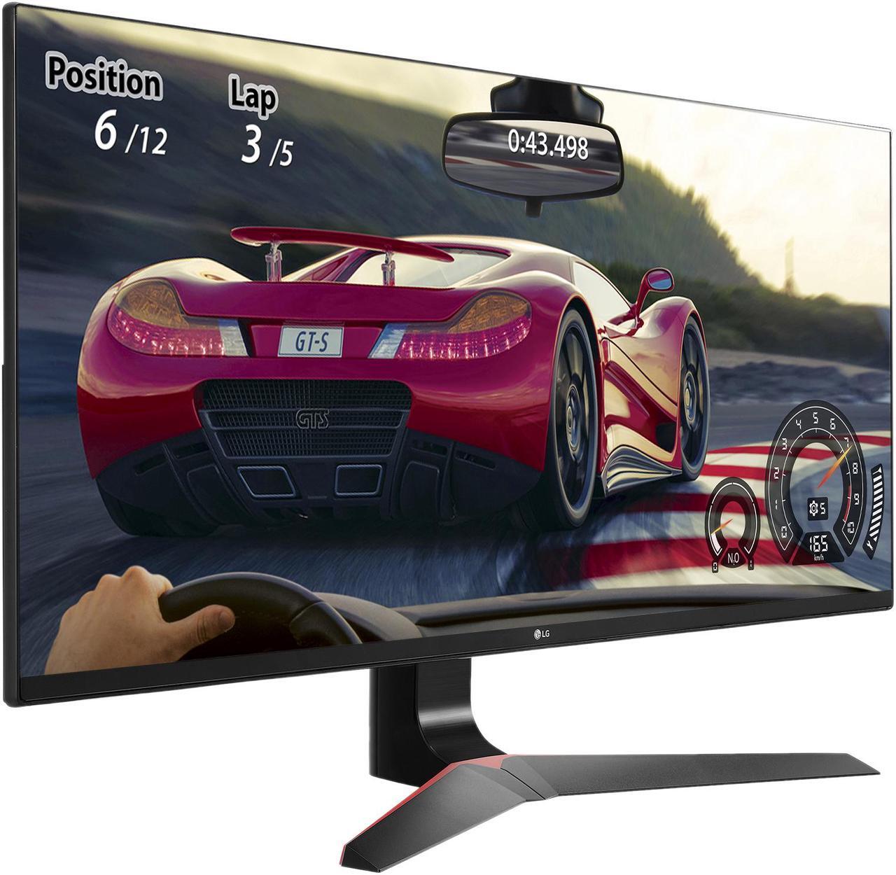Alt view image 6 of 10 - LG 34UM69G-B 34" Full HD 2560 x 1080 75Hz 1ms DisplayPort USB Type-C AMD FreeSync Built-in Speakers Flicker Safe 21:9 Ultrawide IPS Gaming Monitor