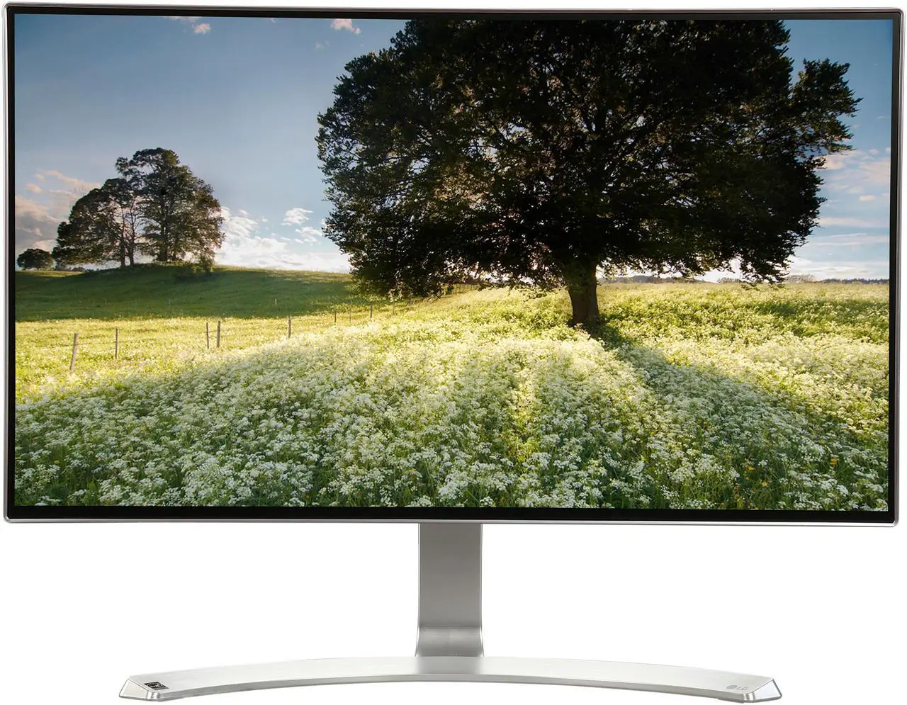 Alt view image 3 of 7 - LG 24MP88HV-S 24-Inch IPS Monitor with Infinity Display 2.5mm Bezel