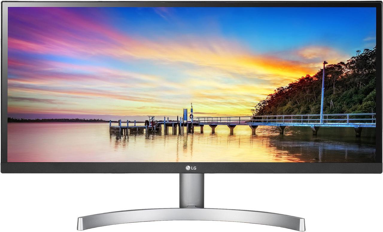 Alt view image 2 of 7 - LG 29WK600-W Black/Silver 29" FHD 1080p HDR AMD FreeSync UltraWide LED Monitor, 300 cd/m2, HDMI, DisplayPort, Tilt, VESA Compatible