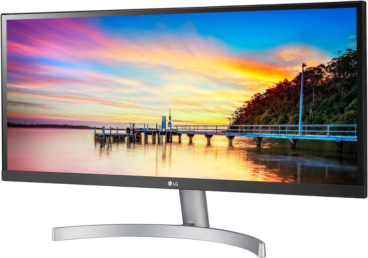 Main image of LG 29WK600-W Black/Silver 29" FHD 1080p HDR AMD FreeSync UltraWide LED Monitor, 300 cd/m2, HDMI, DisplayPort, Tilt, VESA Compatible