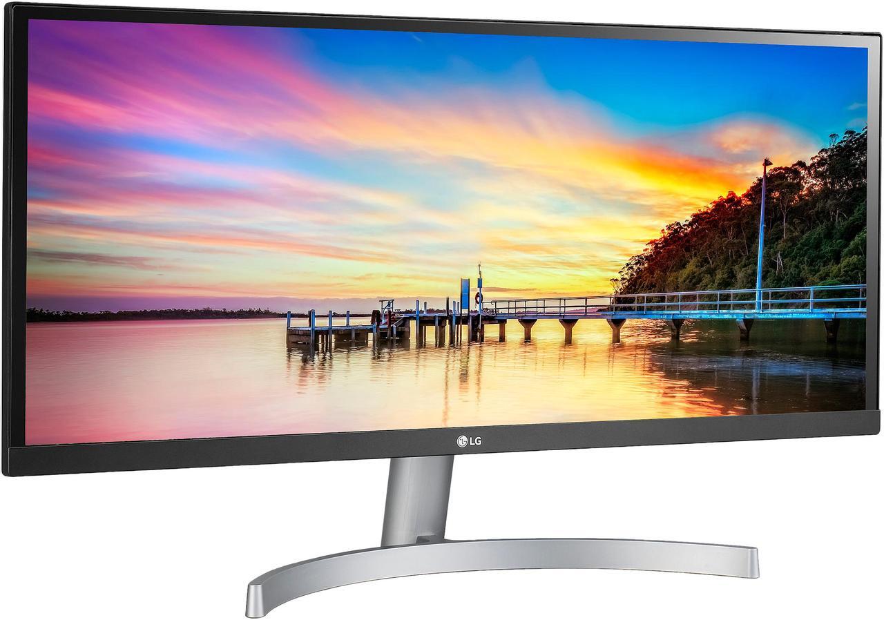 Alt view image 3 of 7 - LG 29WK600-W Black/Silver 29" FHD 1080p HDR AMD FreeSync UltraWide LED Monitor, 300 cd/m2, HDMI, DisplayPort, Tilt, VESA Compatible