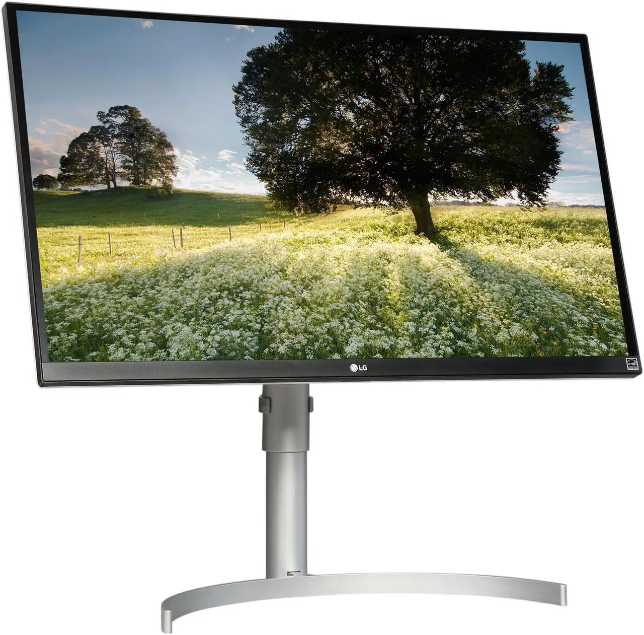 Alt view image 4 of 10 - LG 27BK85U-W 27" 3840x2160 UHD 4K IPS FreeSync (AMD Adaptive Sync) HDR 10 350 cd/m2 Monitor USB Type-C, HDMI, DisplayPort