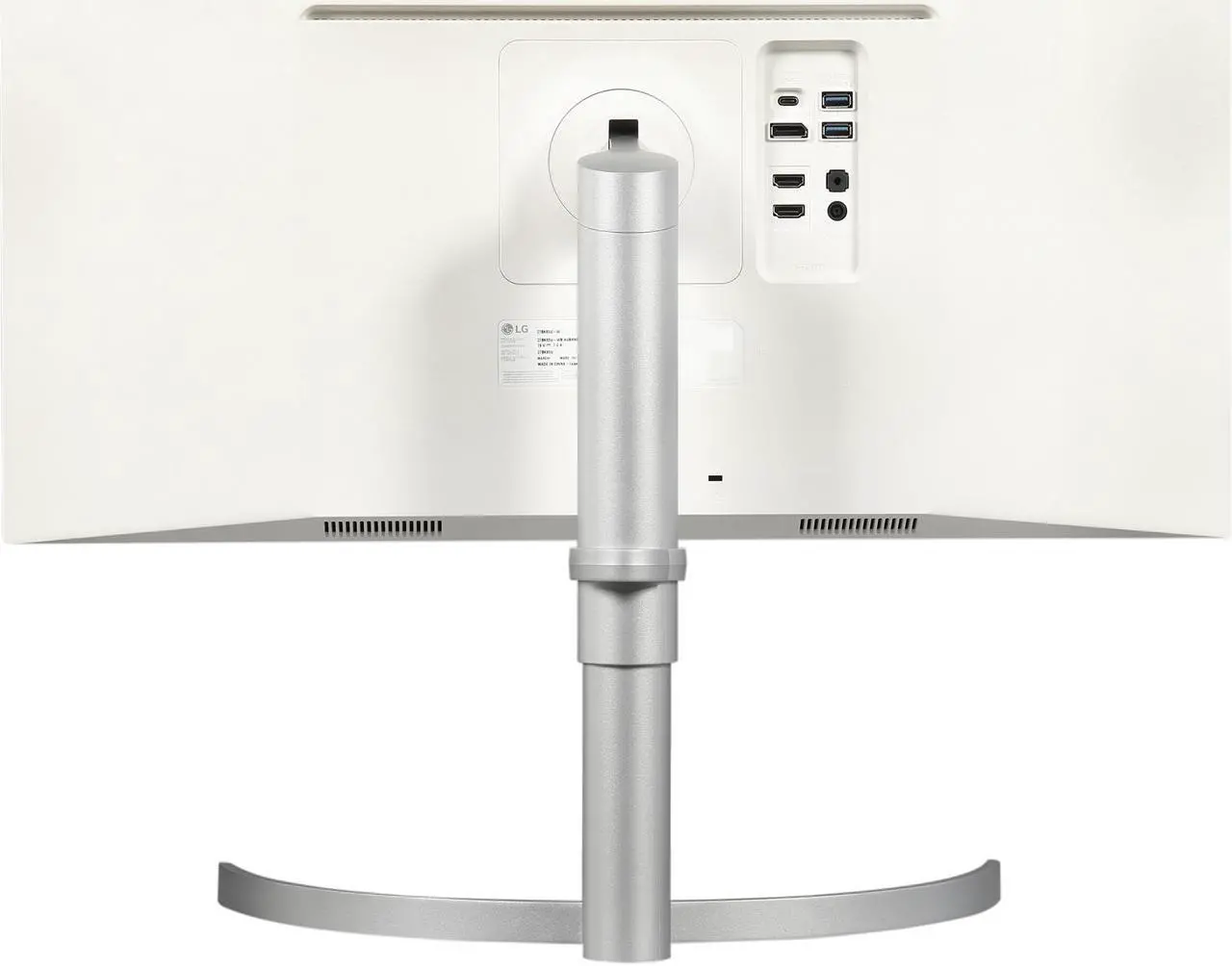 Alt view image 6 of 10 - LG 27BK85U-W 27" 3840x2160 UHD 4K IPS FreeSync (AMD Adaptive Sync) HDR 10 350 cd/m2 Monitor USB Type-C, HDMI, DisplayPort