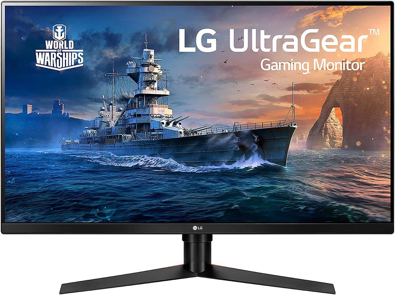 Main image of LG 32" Gaming Monitor Quad HD 2560 x 1440 2K 144Hz 2xHDMI DisplayPort AMD Radeon FreeSync 3-Side Borderless Anti-Glare Backlit LED Pivot, Tilt, Swivel, Height Adjust 32GK650F-B
