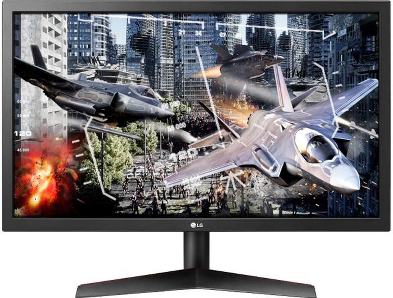 Main image of LG 24GL600F-B 24" Full HD 1920 x 1080 1ms (GTG Faster) 144Hz 2xHDMI DisplayPort Flicker Safe AMD Radeon FreeSync Anti-Glare Backlit LED Gaming Monitor