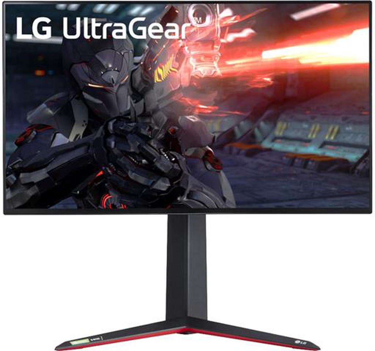 LG 27" 144 Hz Nano IPS UHD Nano IPS Gaming Monitor AMD FreeSync Premium Pro and NVIDIA G-SYNC Compatible 3840 x 2160 (4K) 2xHDMI, DisplayPort, USB UltraGear 27GN950-B