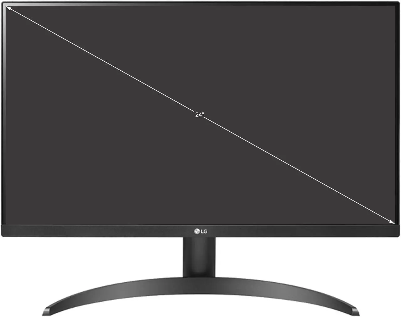 Alt view image 2 of 7 - LG 24" 24QP500-B 2560 x 1440 QHD 2K IPS 75Hz HDR10 AMD FreeSync HDMI DisplayPort VESA Tilt Monitor